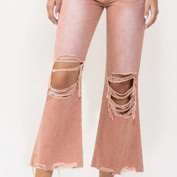 Vervet 90S Vintage Crop Flare Jeans Size 29 - Picture 4 of 4